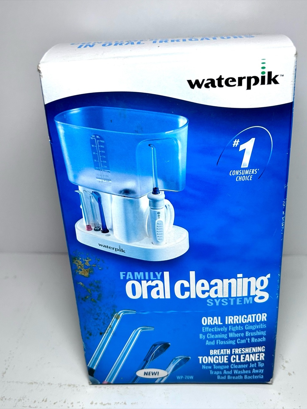 New Waterpik Classic Water Flosser WP-70W Family Oral Cleaning